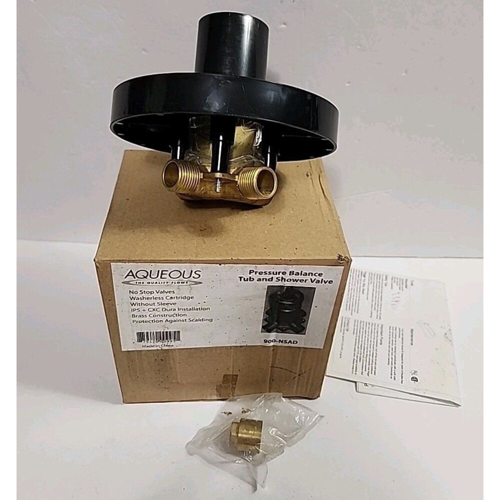 Aqueous Pressure Balance & Shower Valve 900-NSAD NEW
